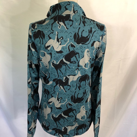 Kerrits Equestrian Horse Sense Zip Riding Shirt M - Picture 5 of 6